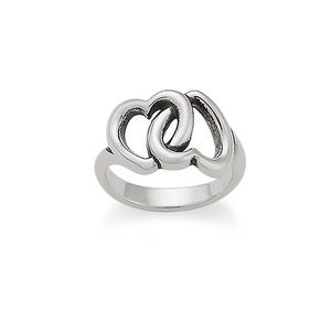 New James Avery double Heart Ring